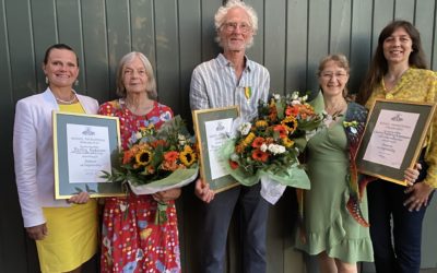 Årets Trädgårdsmedaljer har delats ut av Riksförbundet Svensk Trädgård